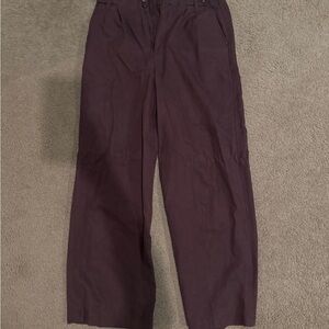 Madewell Harlow Dark Brown Trousers 6